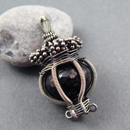 Wire Wrapped Pendant Tutorial - Caged Bead